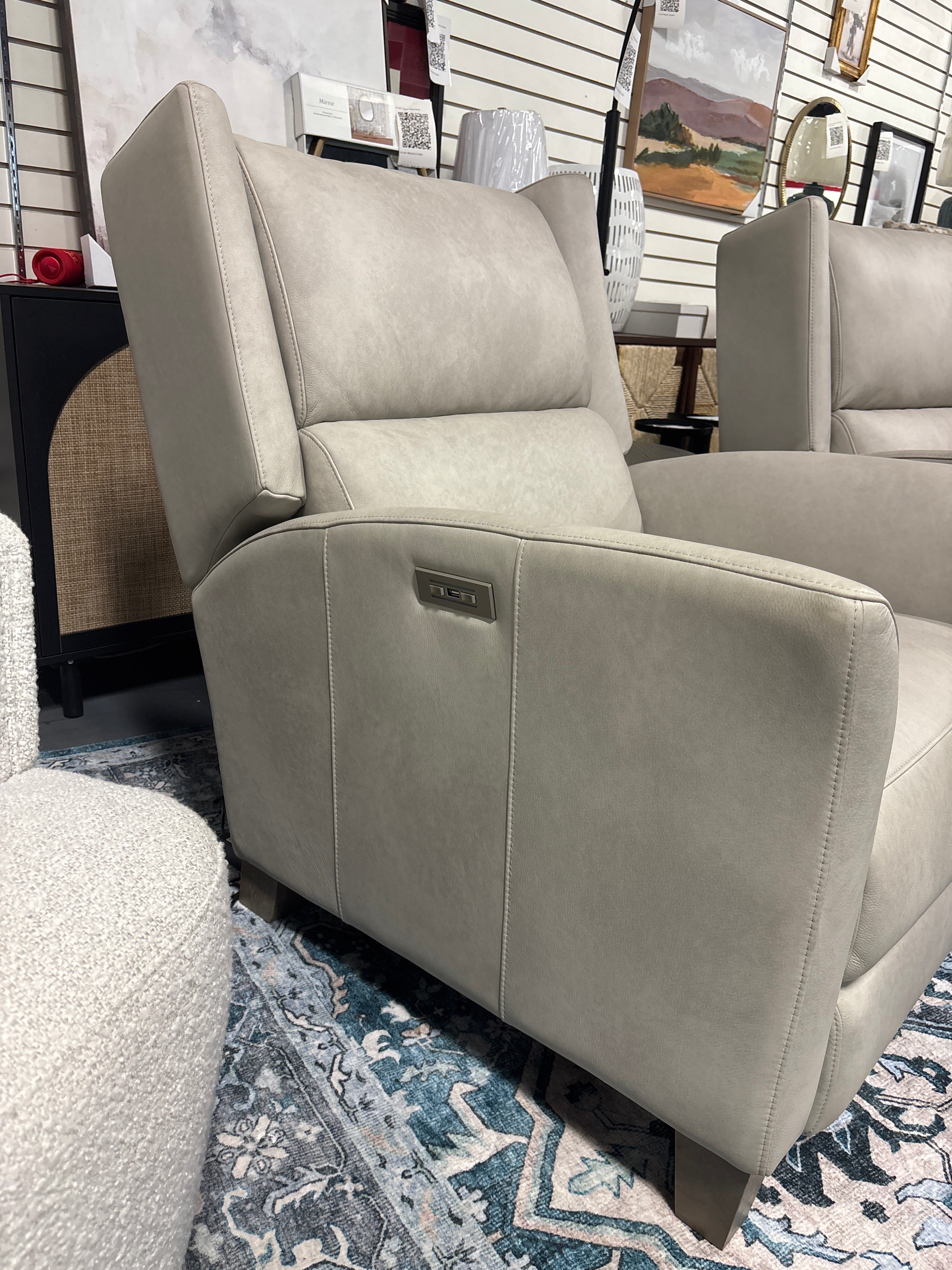 Weller Leather Power Recliner SHOWROOM ITEM