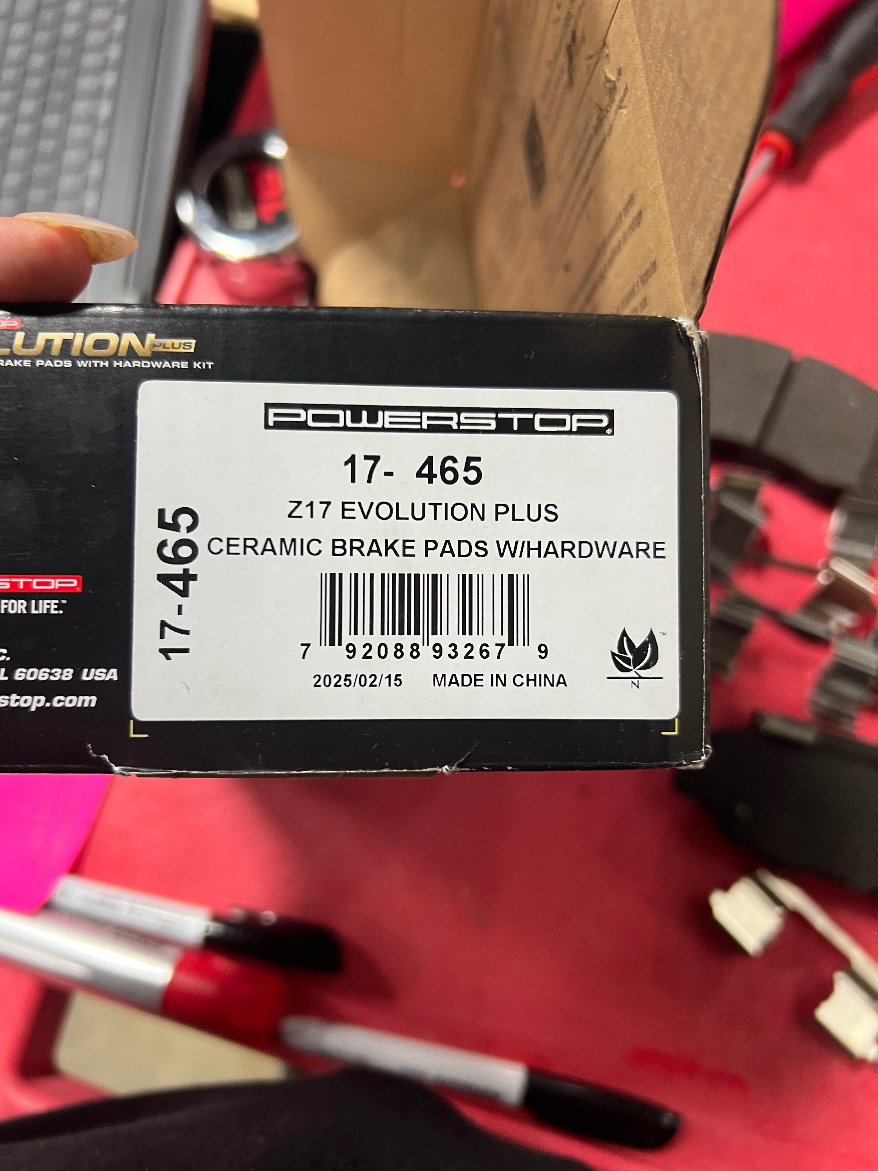 Evolution Plus Ceramic Performance Disc Brake Pad Set - 4 Piece