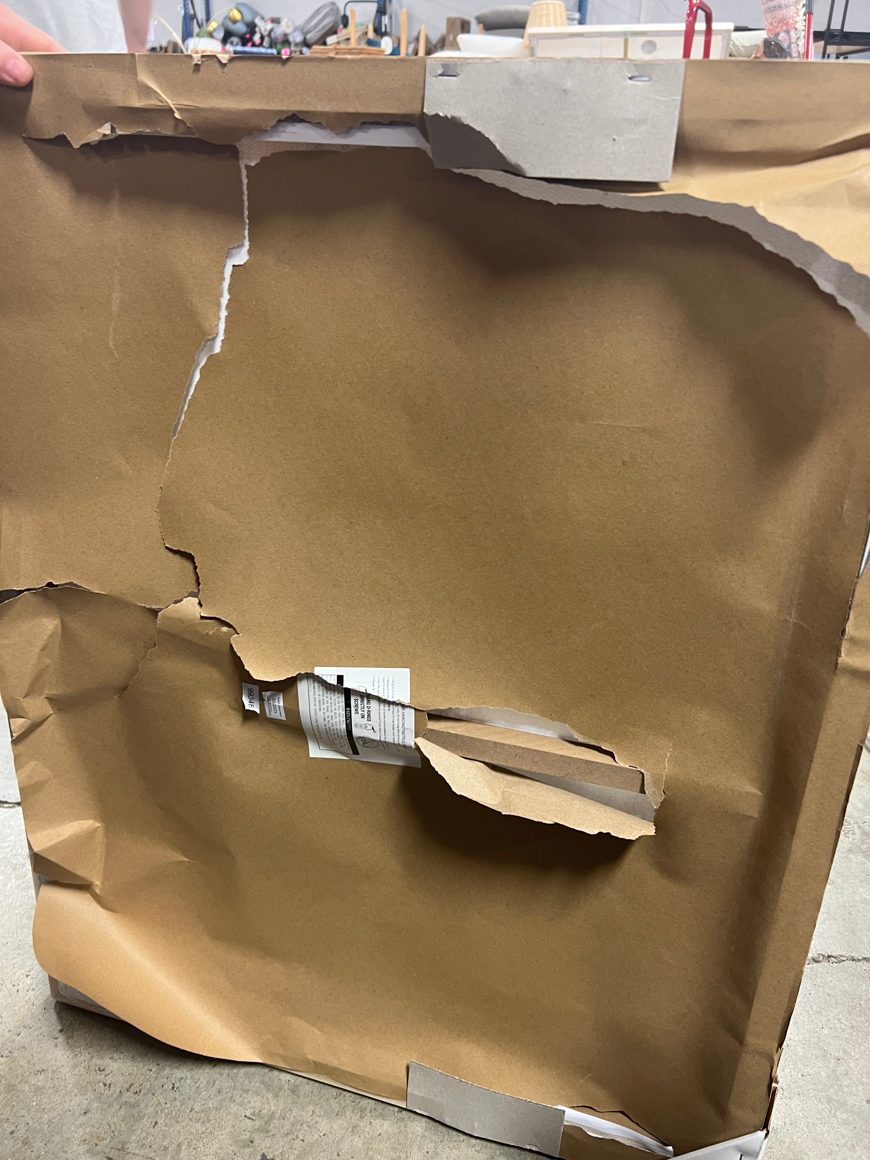 1-Piece Faded Landscape Framed Wall Canvases Natural