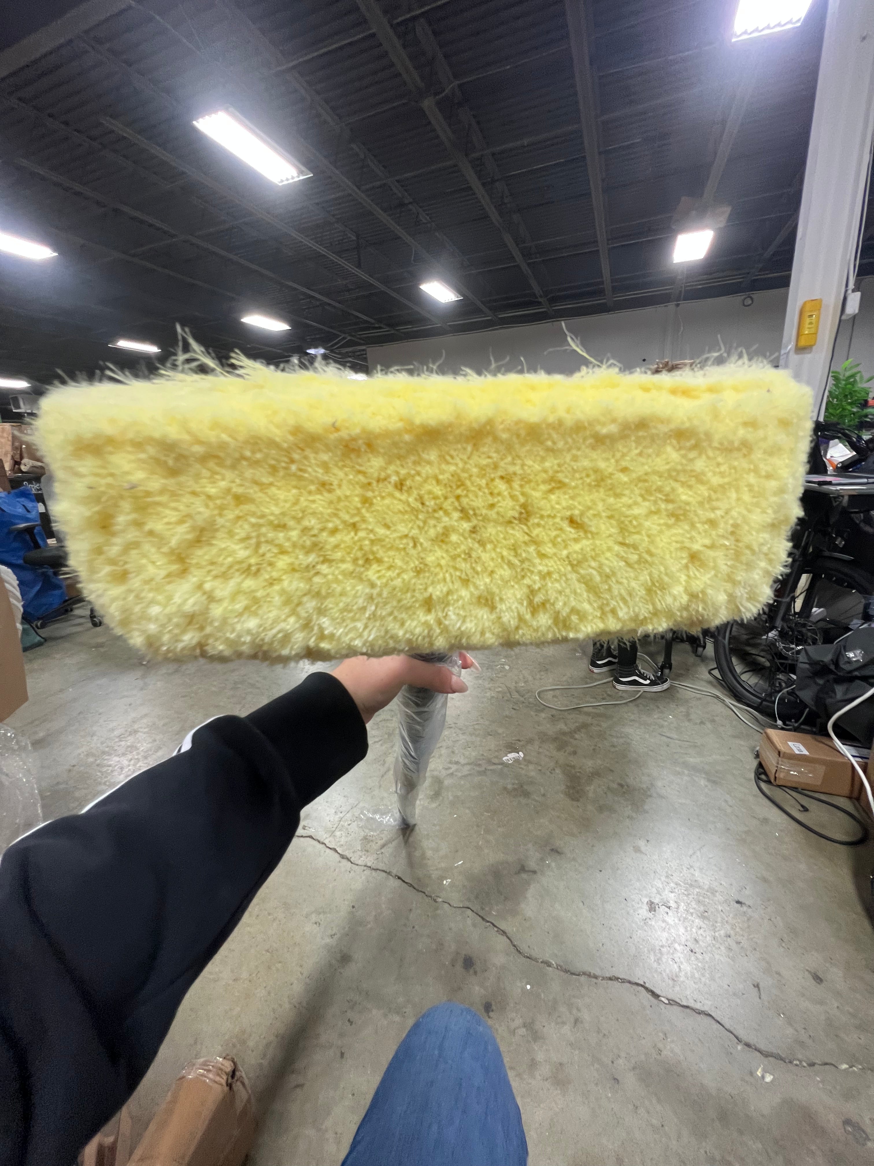 Reach Car Wash Brush with Long Handle, 12-Inch Soft Bristle Head, Blue