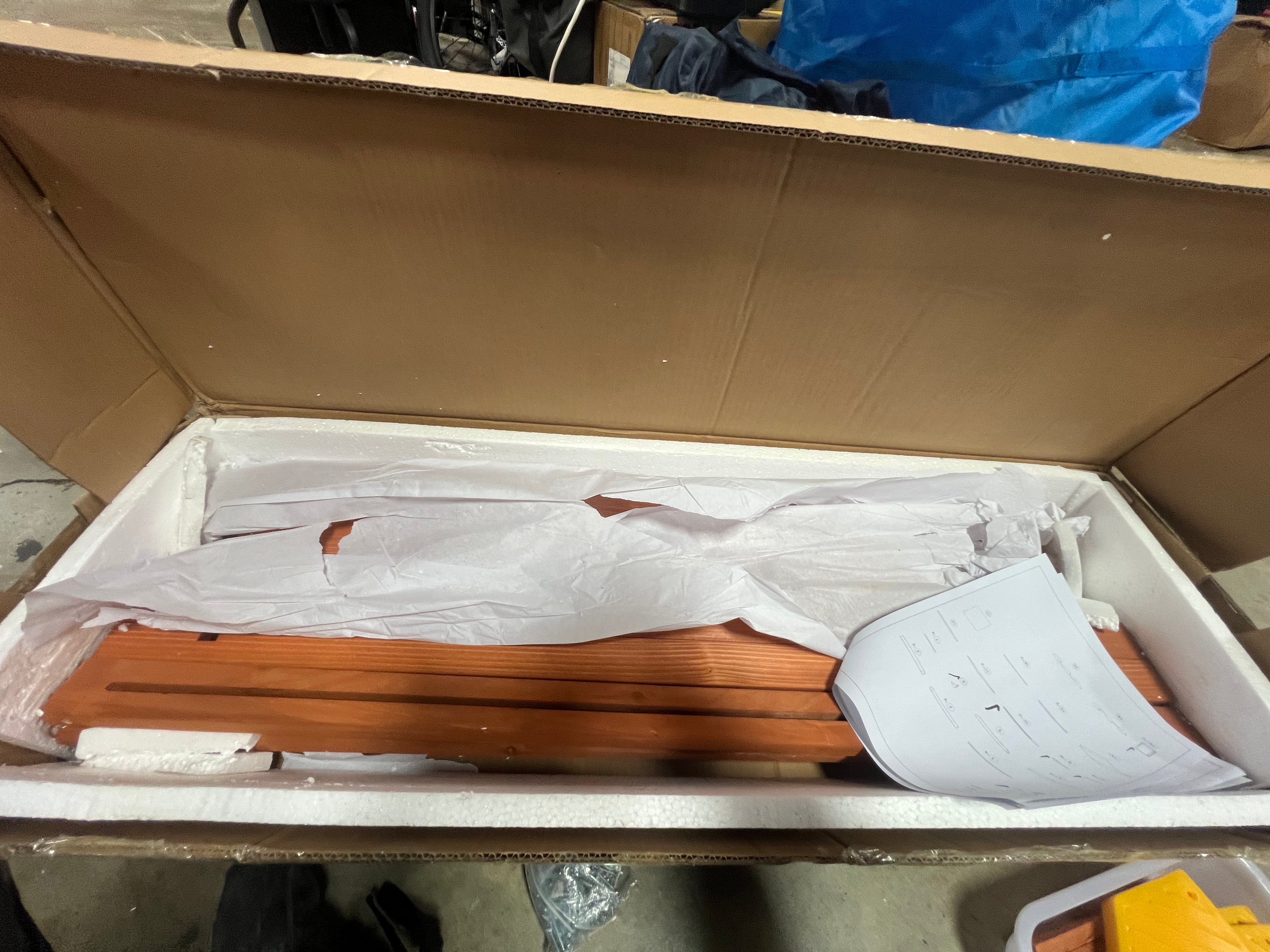 Outsunny Kids Wooden Sandbox with Adjustable Height Cover and Toy Bin Storage