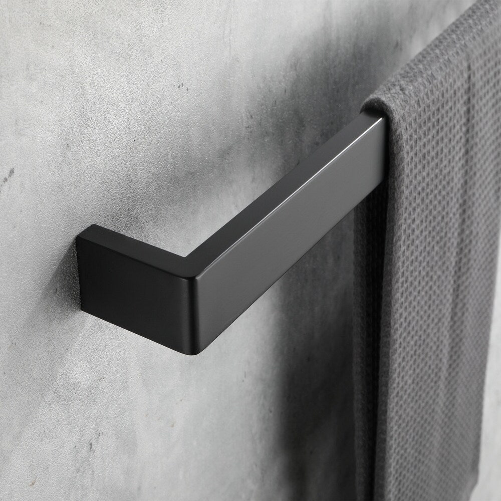 Bathroom Hardware Towel Bar - Black