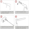 5-piece Bathroom Hardware Set Towel Bar Set
