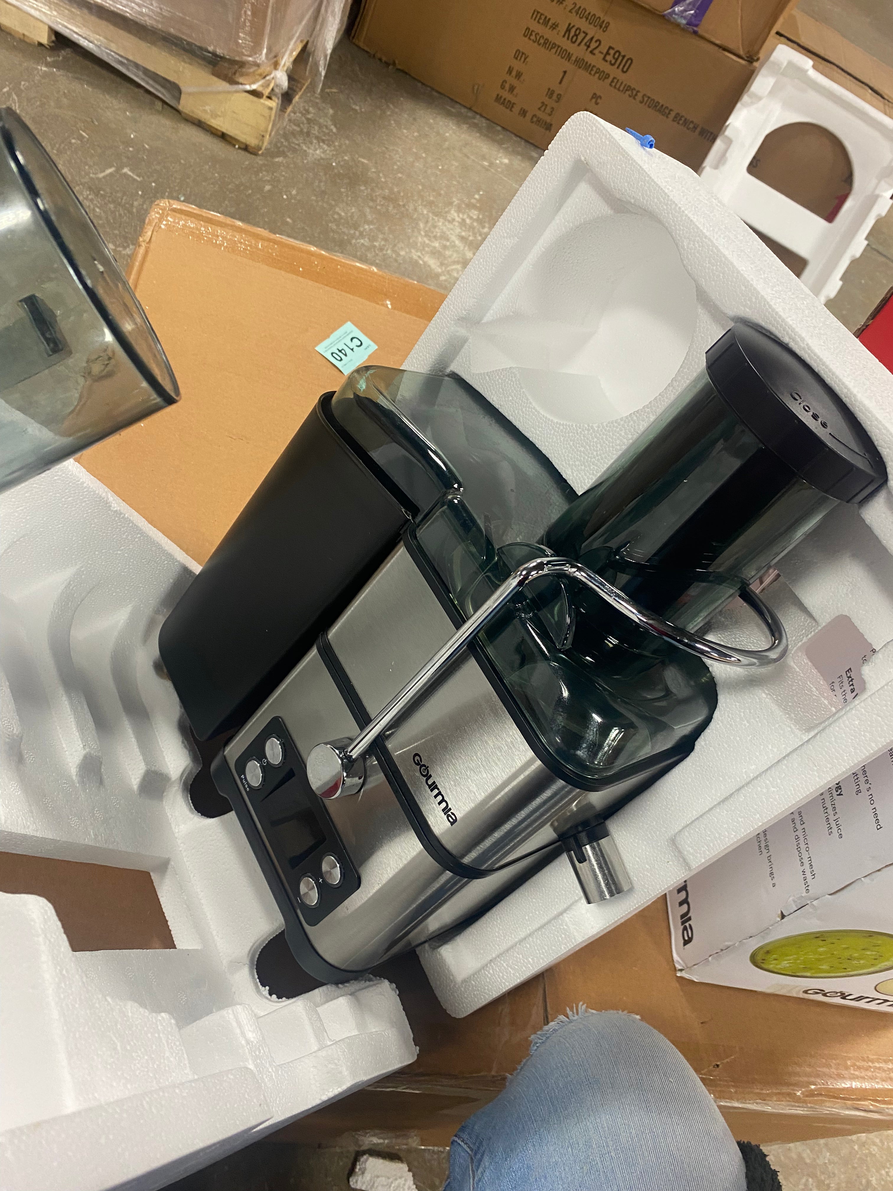 6 Speed Wide Mouth Juice Extraction with Self-Clean: Stainless Steel Juicer, Dishwasher-Safe Parts