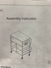 Bakers Rack with Power Outlet Black Coffee Station Cart Table on Wheels Microwave Stand Table with Storage Shelf