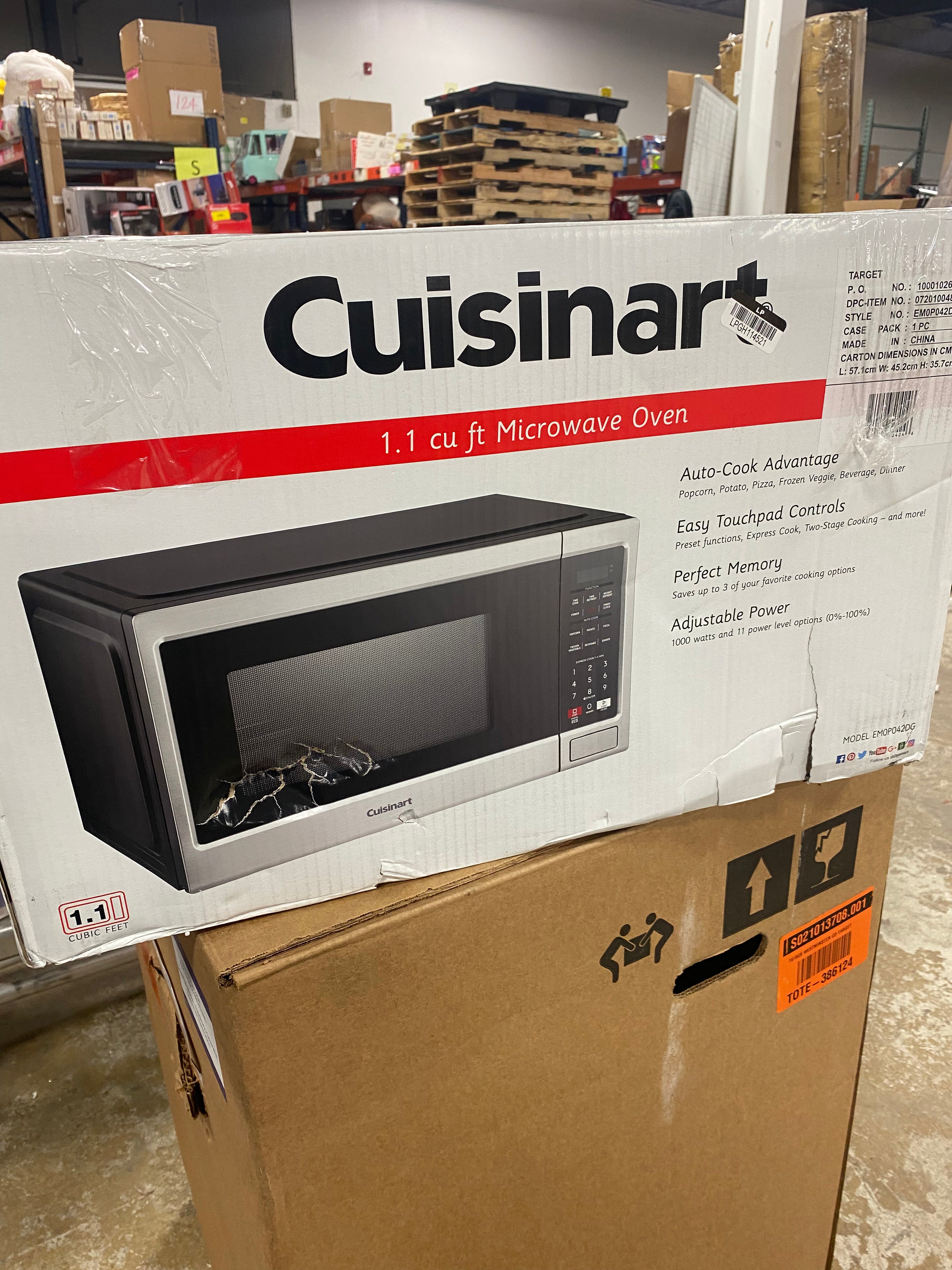 Microwave Oven: Countertop,11 Power Levels, Digital Display, Child Lock, Black