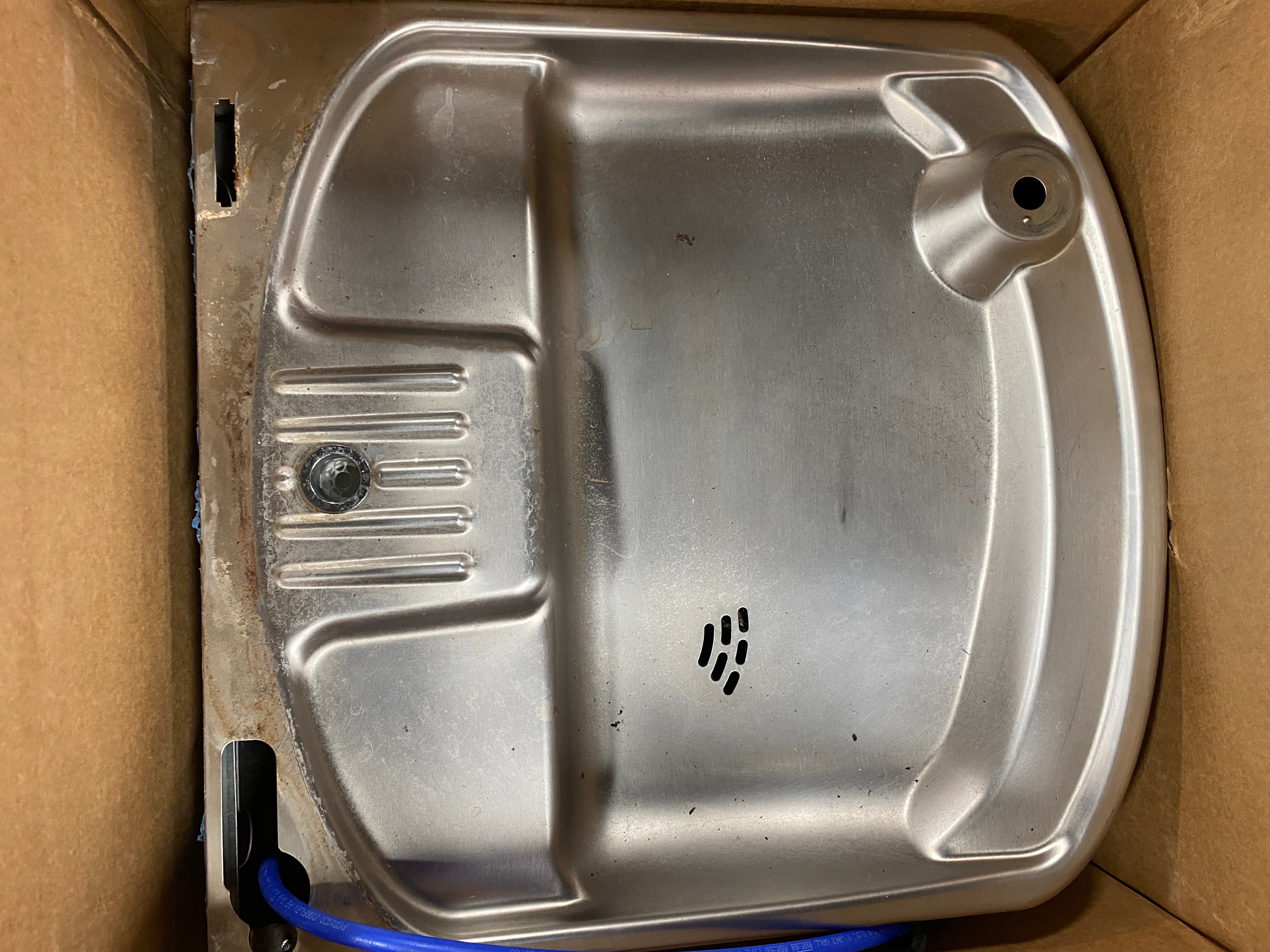 Bottle Filling Station with Single ADA Cooler, Filtered, 8 GPH, Stainless Steel