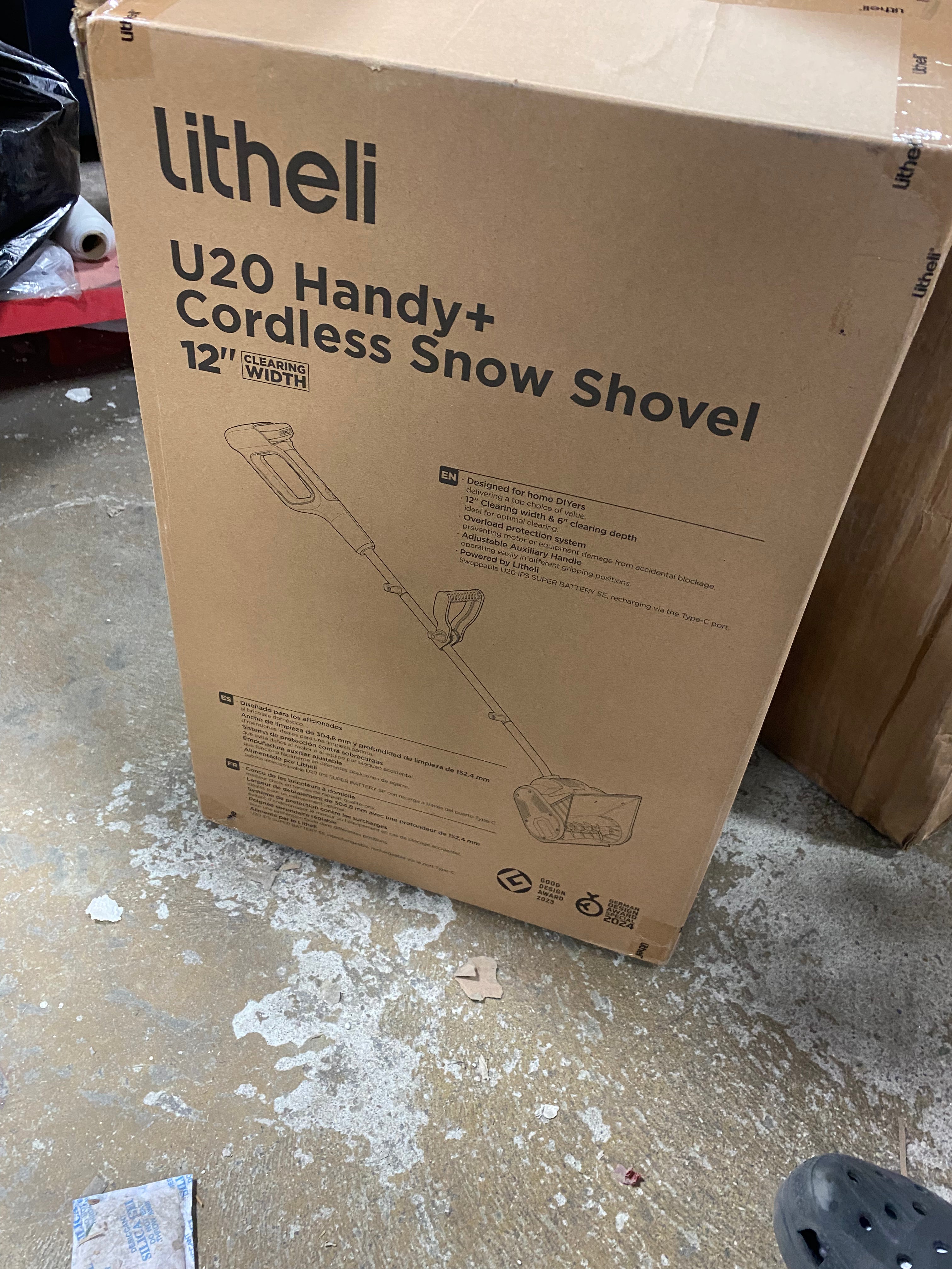 Battery Powered Cordless Snow Shovel
