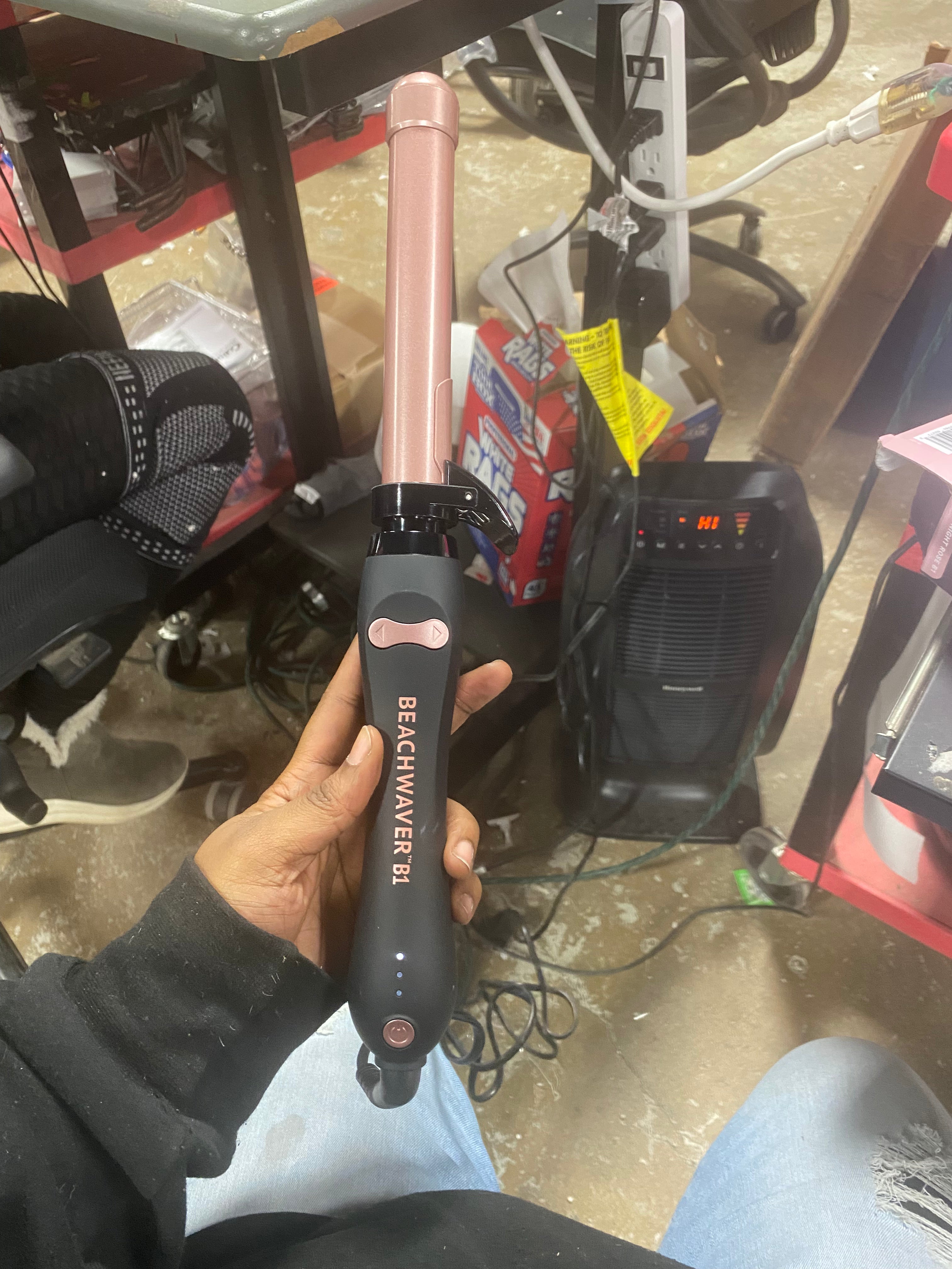 B1 Rotating Curling Iron - Midnight Rose