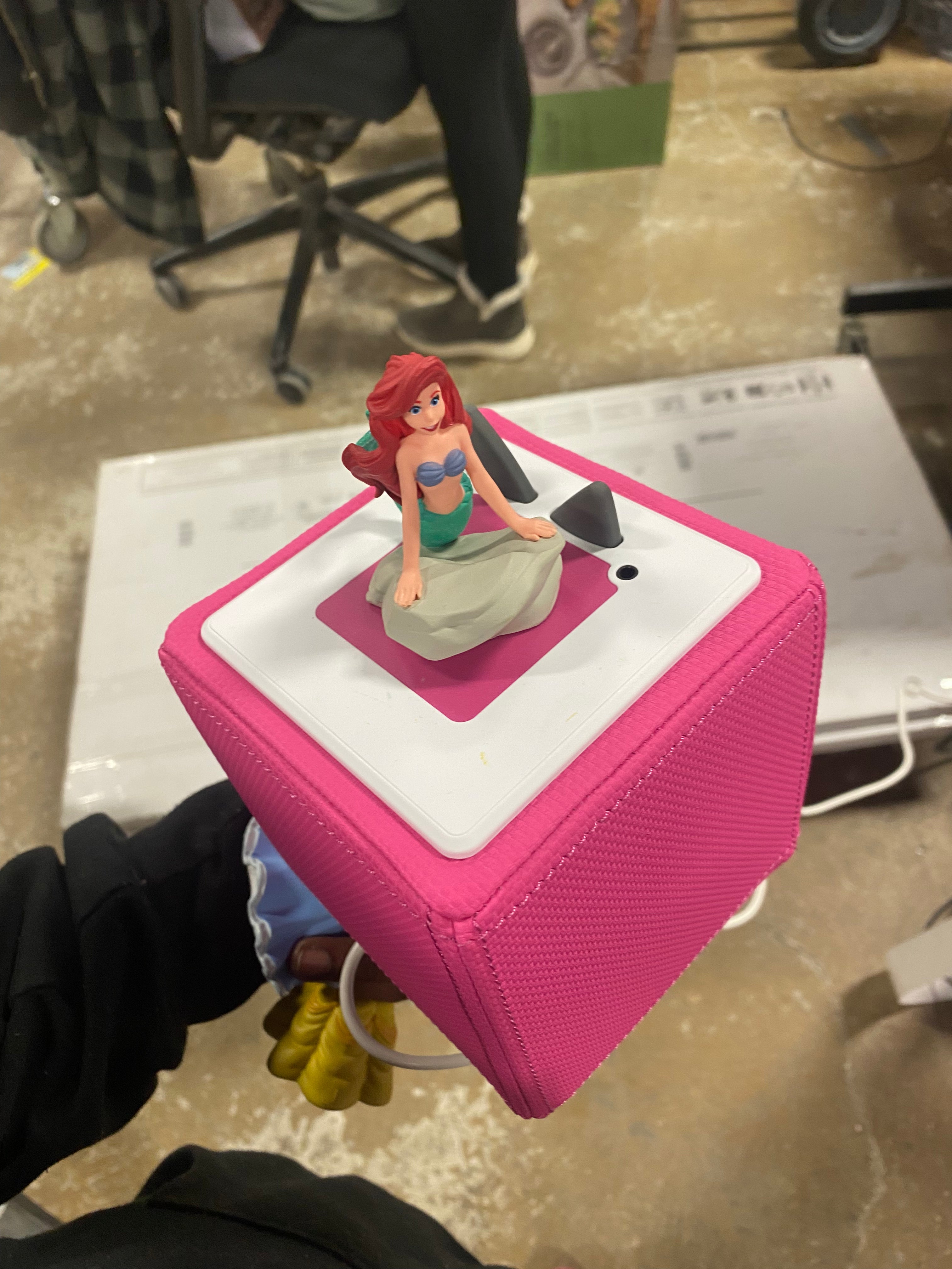 Belle, Cinderella and Ariel Toniebox Audio Player Bundle: Learning System Accessories for Kids, No Battery Needed