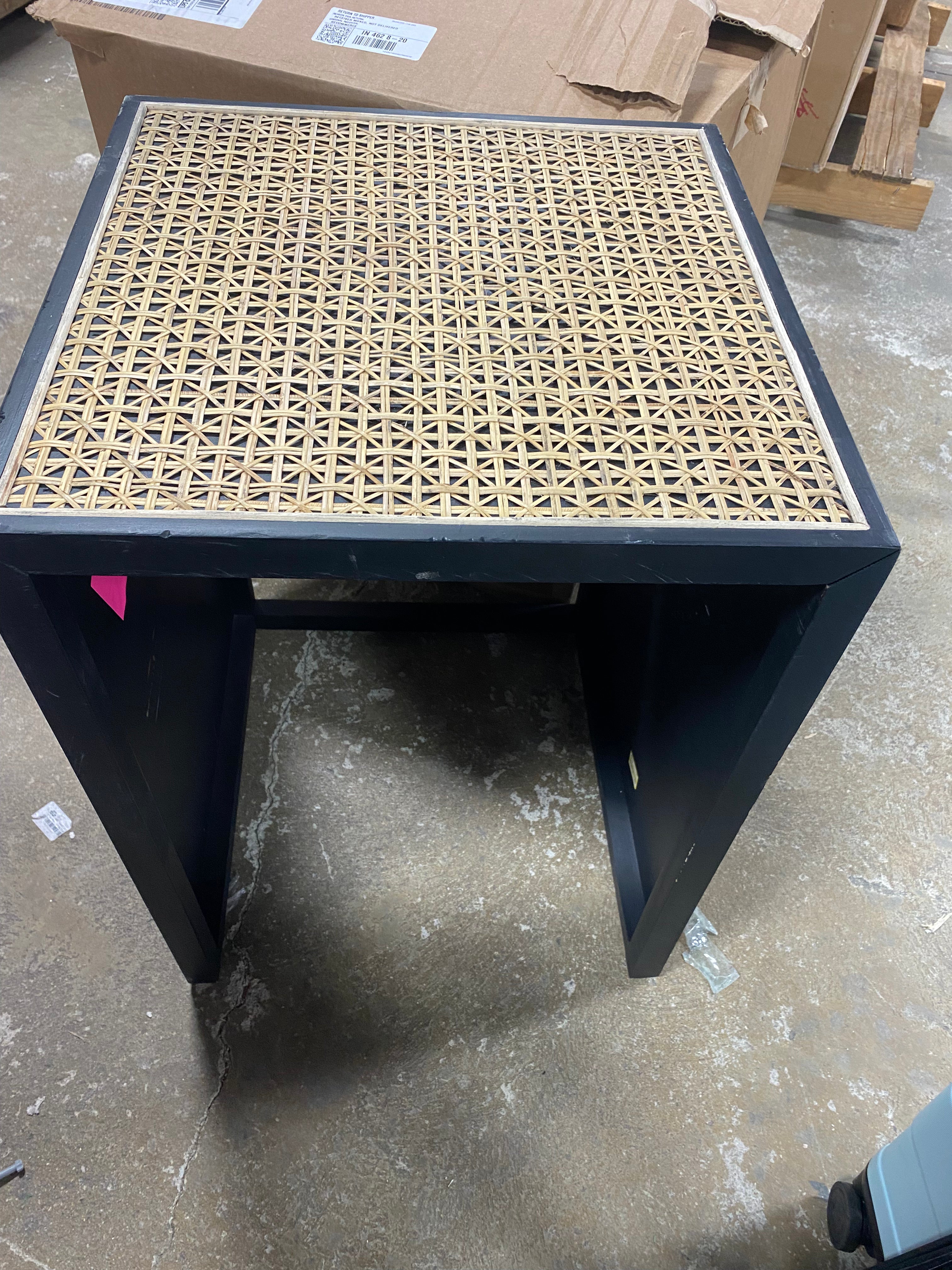 Nesting Accent Table Black/Natural 1-Piece