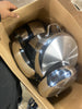 12pc Stainless Steel Cookware Set with 6pc Pan Protectors Silver