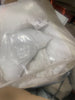 8pc Clipped Jacquard Geo Circle Comforter Bedding Set White