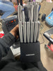 14pc Stainless Steel Knife Block Set: Kitchen Knife Set with Block, Serrated Blades, Hand Wash, Silver