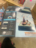 Elevated Pillow Rest Queen Air Mattress with Internal Pump - Off-White/Blue