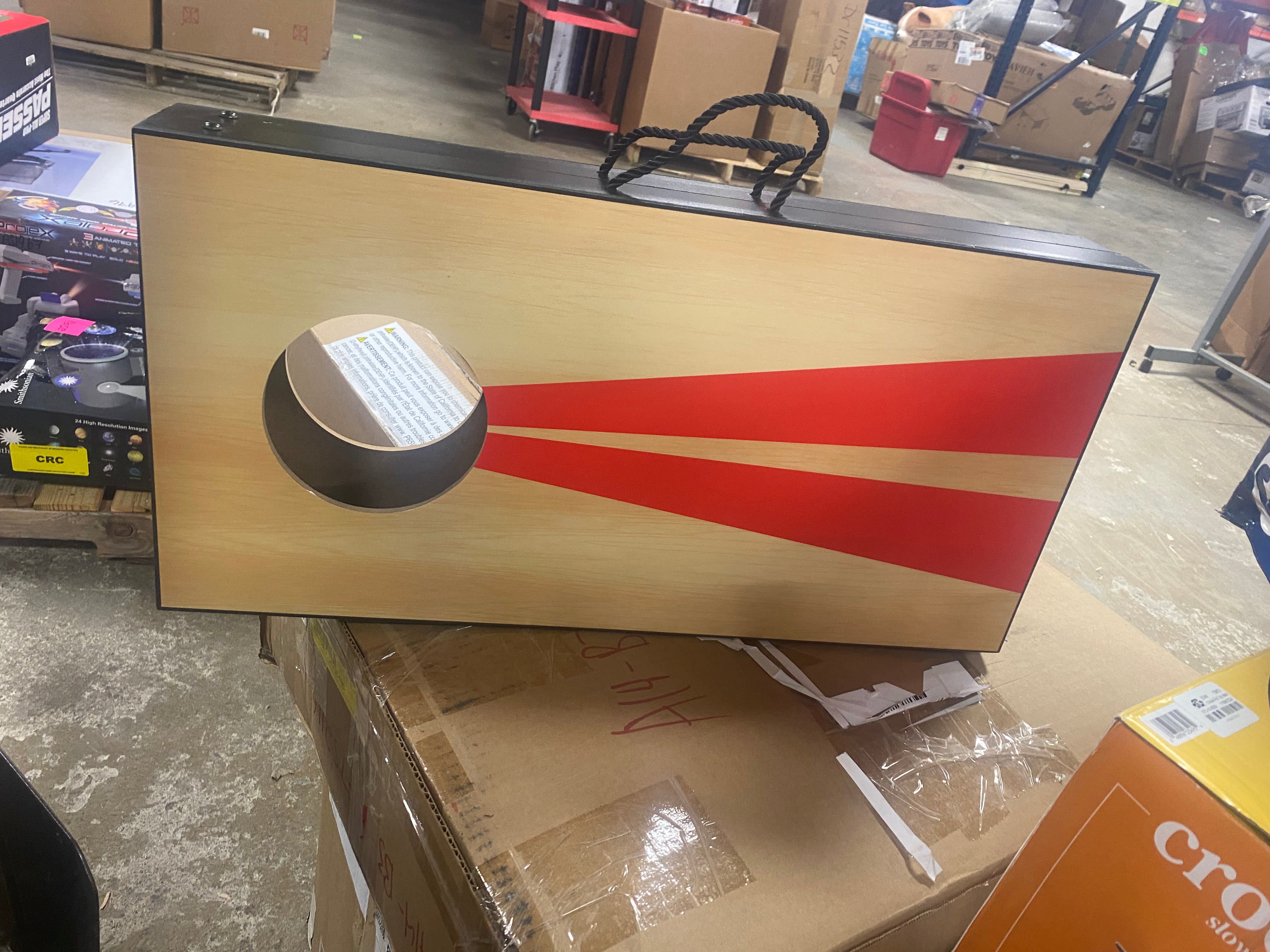 Portable Junior Cornhole Game Set with 6 Bean Bags