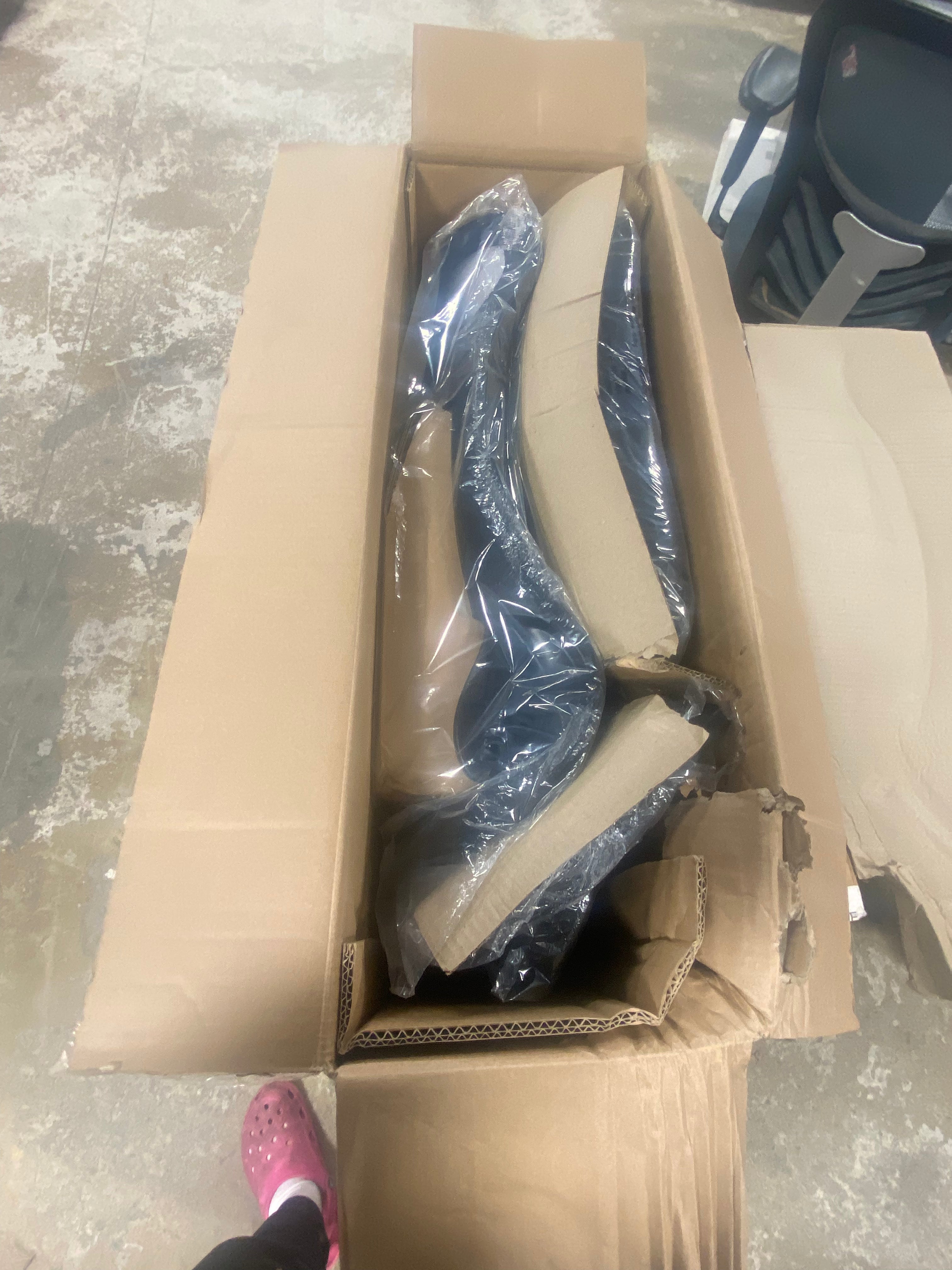 Comfort Office Chair Black - Ergonomic, Adjustable, Mesh Back, 5-Wheel Base