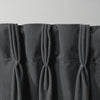 Velvet Heavyweight Pinch Pleat Top Curtain Panel Pair, 27x96