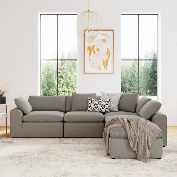 Aakiyah 2-Piece Modular Upholstered Sofa