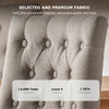 Aalbert Tufted Wing Back Dining Chairs (Set of 2)