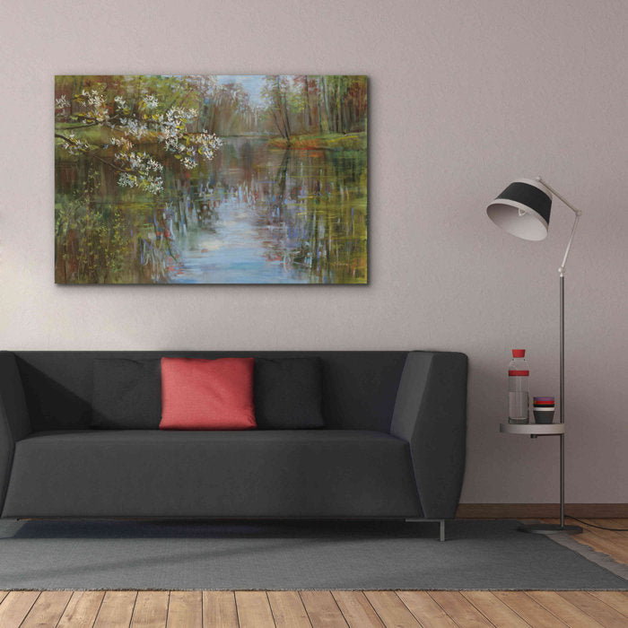 Aanis Spring Reflection On Canvas by Carol Rowan Print (final cut, no further discounts)