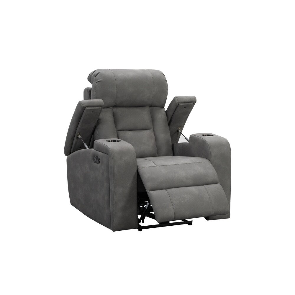 Wyola Grey Triple Power Recliner