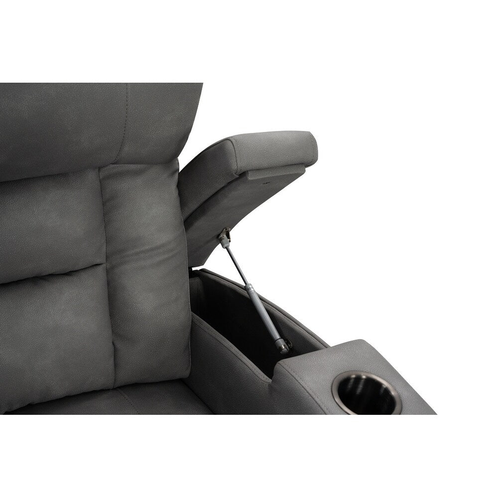 Wyola Grey Triple Power Recliner