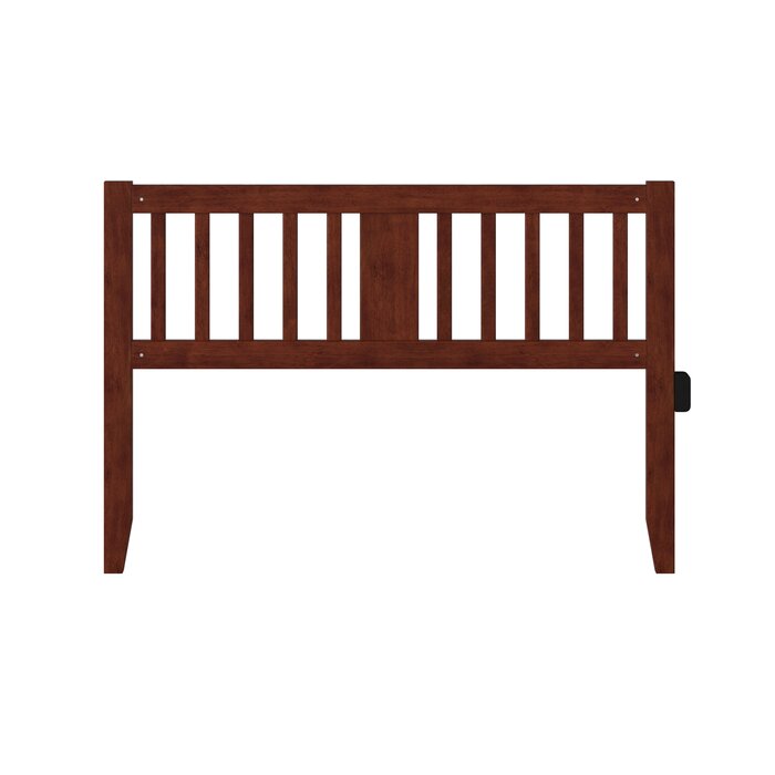 Queen Walnut Abdiel Solid Wood Headboard