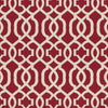 Abdulazis Red Outdoor Chair Pad (Set of 2)