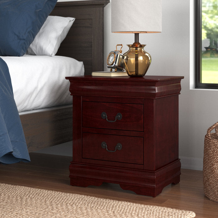 Abert Solid + Manufactured Wood Nightstand