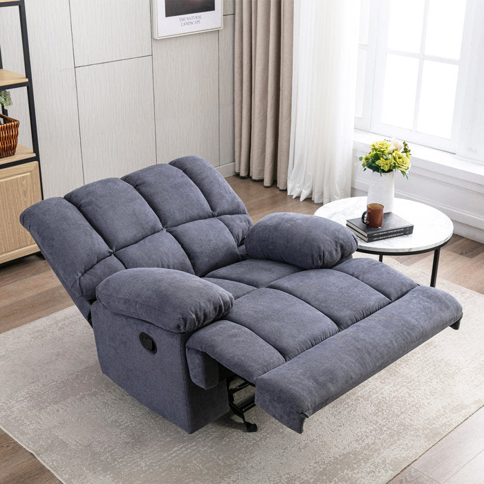 Abimael Manual Glider Upholstered Recliner