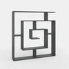 Anthracite Abston Geometric Bookcase