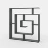 Anthracite Abston Geometric Bookcase