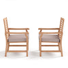 SET OF 2 Acacia Outdoor Dining Armchairs (final cut, no further discounts)