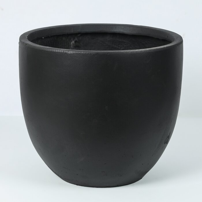 Black Acushnet Pot Planter