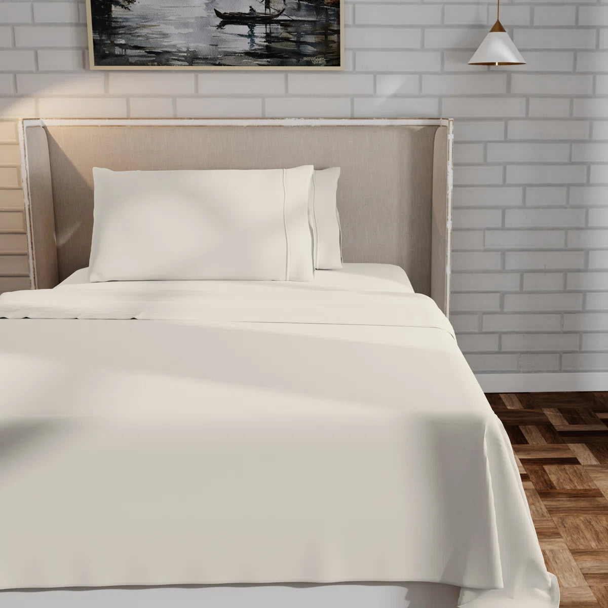 Adelaja Cool & Crisp Percale Weave Sheet Set - Queen