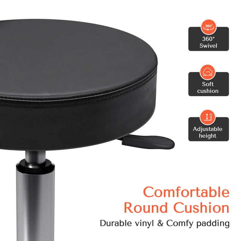 Adjustable Height Ergonomic Lab Stool with Heavy-Duty Wheels – Salvage ...