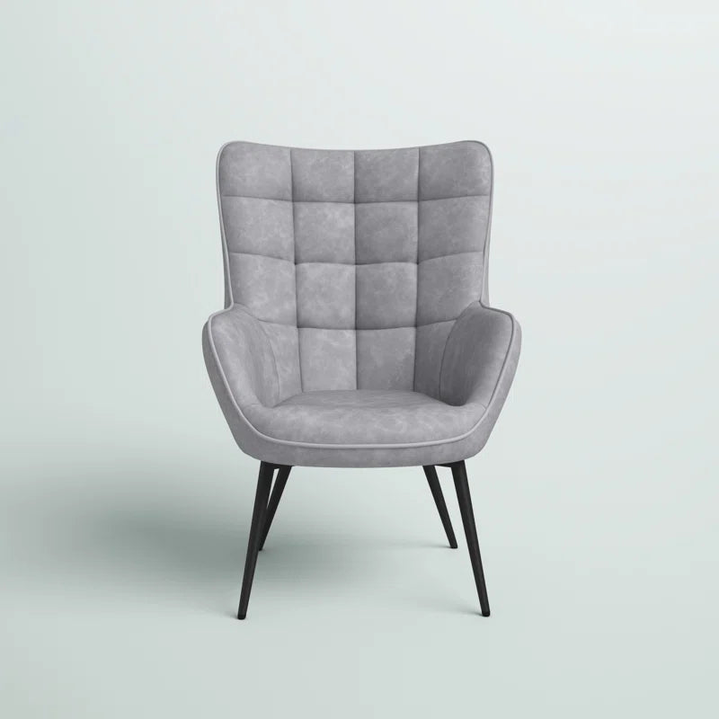 Aichele Vegan Leather Wingback Chair