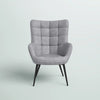 Aichele Vegan Leather Wingback Chair