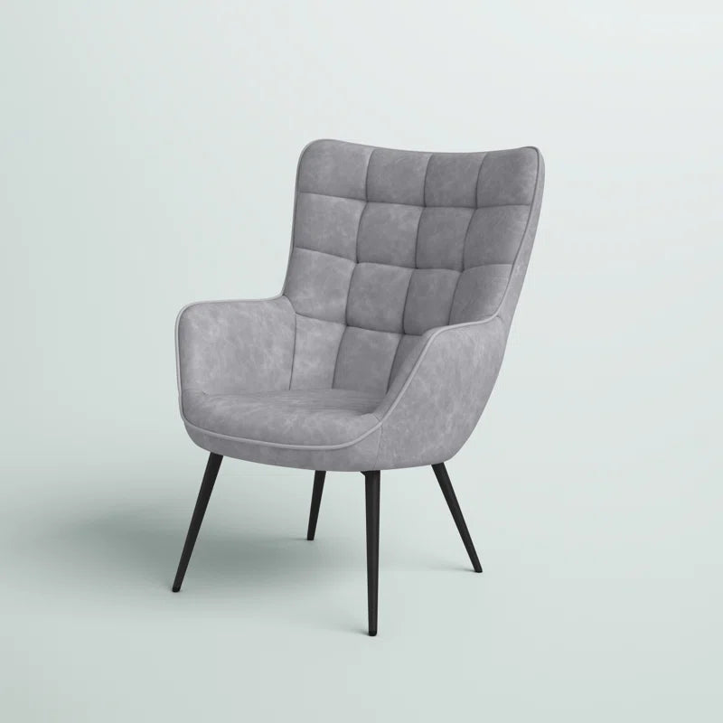 Aichele Vegan Leather Wingback Chair