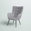 Aichele Vegan Leather Wingback Chair