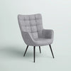 Aichele Vegan Leather Wingback Chair
