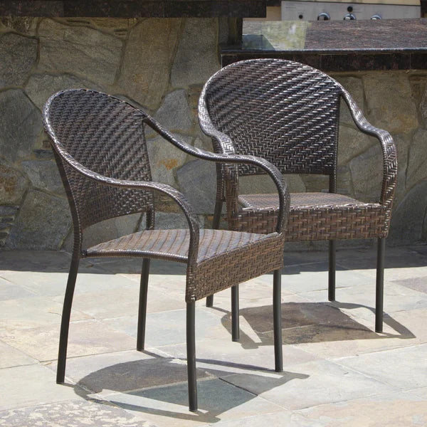 Aldonija Outdoor Dining Armchairs (Set of 2)