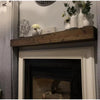 Alistair Hand Carved Wood Mantel