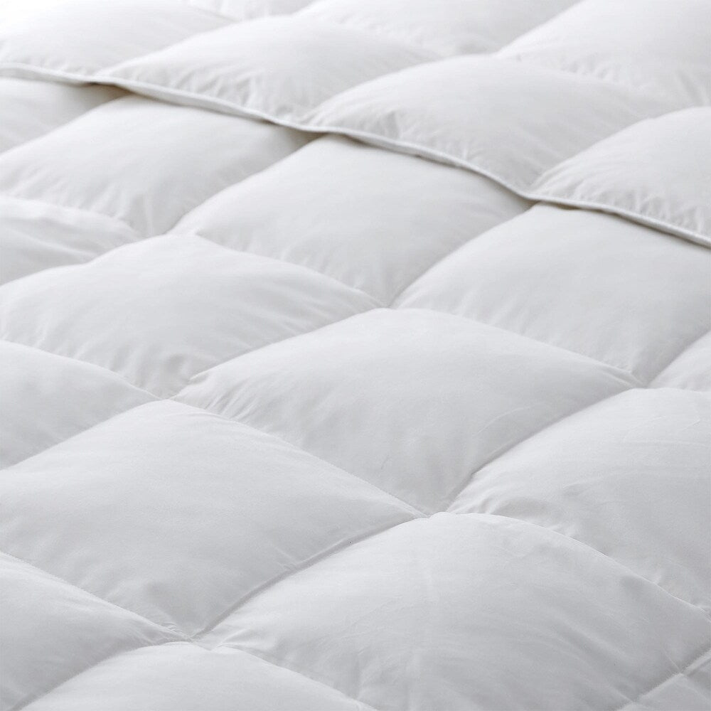 All Season Warmth White Goose Down Blend Comforter - Full - Queen