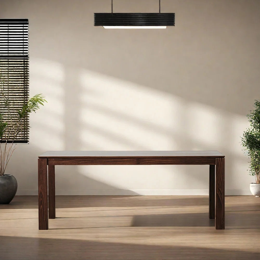 All Solid Walnut Long Rectangular Dining Table SHOWROOM ITEM – Salvage ...