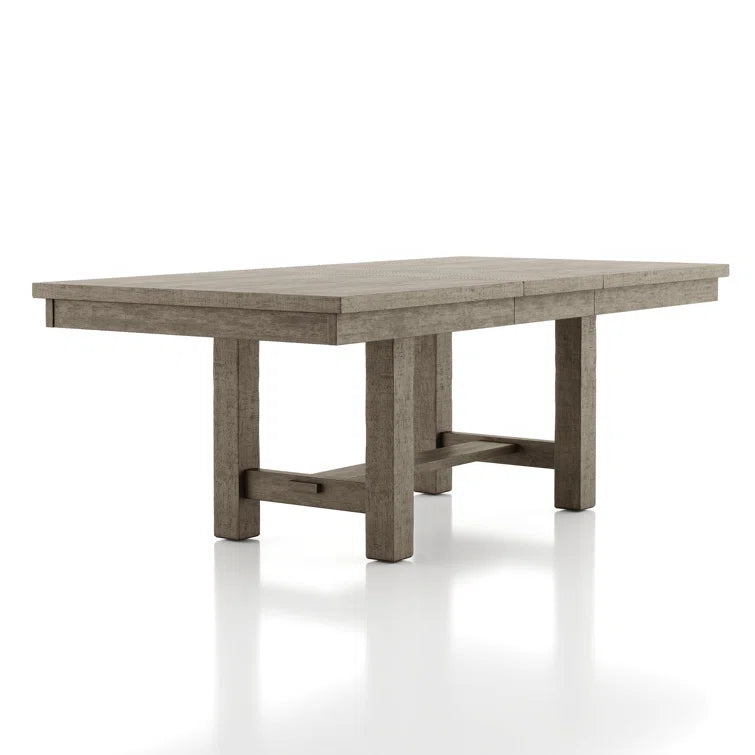 Allivia Extendable Solid Wood Base Dining Table