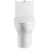Black Ally Standard Bathroom Toielt, Modern Toilet with Comfort Chair Height Floor Mounted(Seat Included)