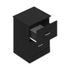 Allyannah 2 Drawer Nightstand (Set of 2)