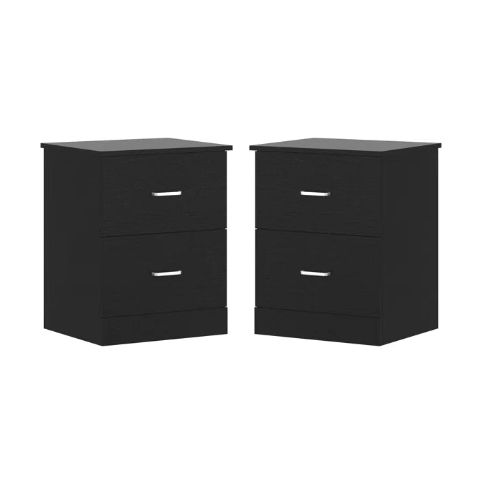 Allyannah 2 Drawer Nightstand (Set of 2)